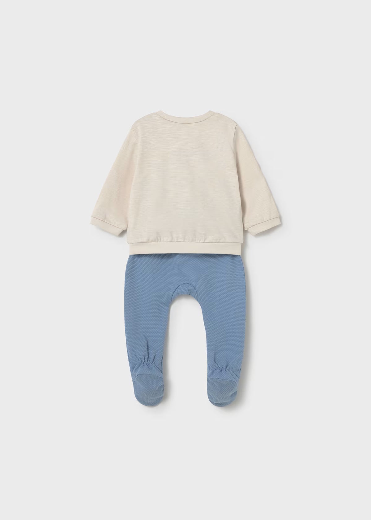 Mayoral Beige/Blue Elephant Set