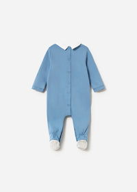 Mayoral Blue Dog hot air balloon Sleepsuit