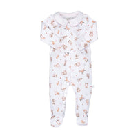 Little Forest Woodland Animal Patterned Babygrow