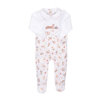 Little Forest Woodland Animal Printed Babygrow