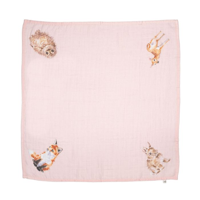 Little Forest Woodland Animal Muslin Gift Set