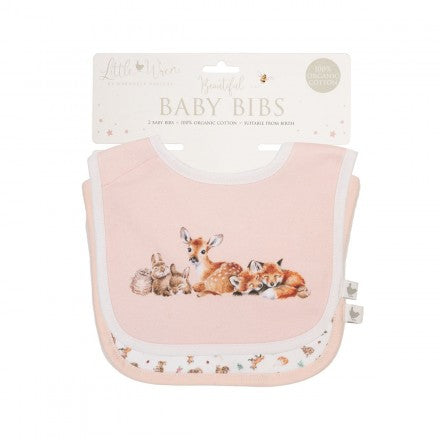 Little Forest Woodland Animal Bib Gift Set