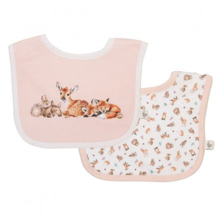 Little Forest Woodland Animal Bib Gift Set
