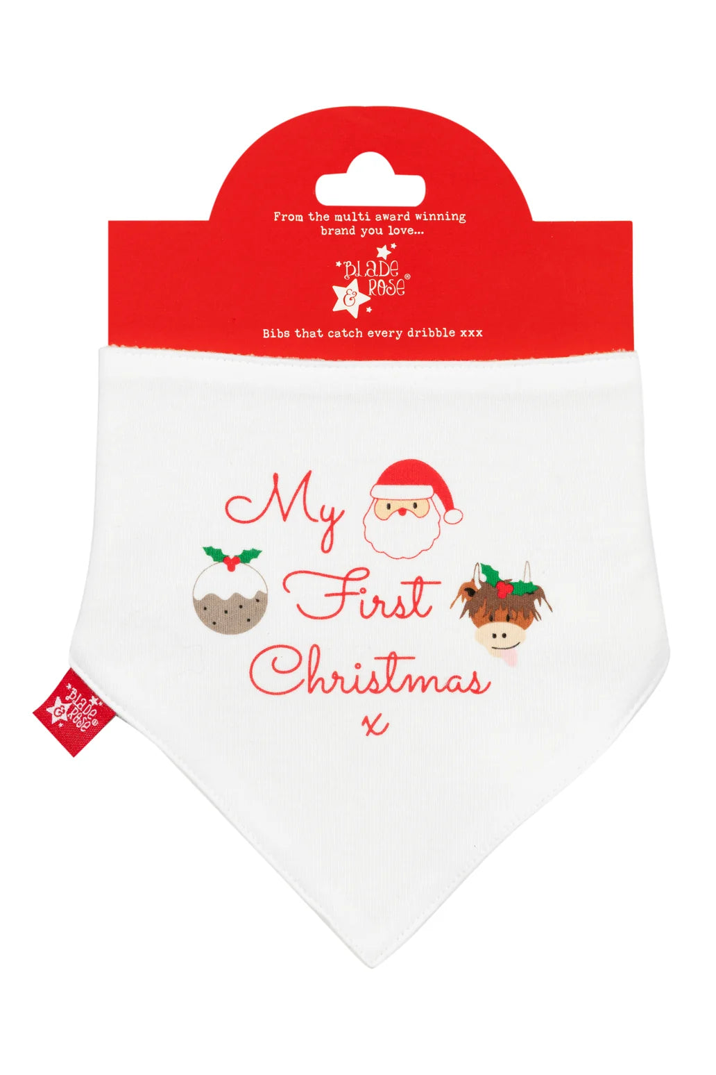 My First Christmas Bib