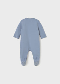 Mayoral Blue/Cream Safari Sleepsuits
