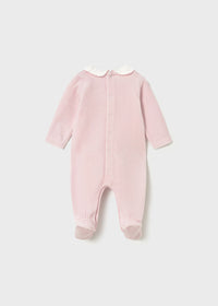 Mayoral Sausage Dog Pink Sleepsuits