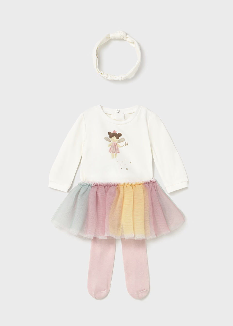 Mayoral Fairy Top, Skirt and tights.