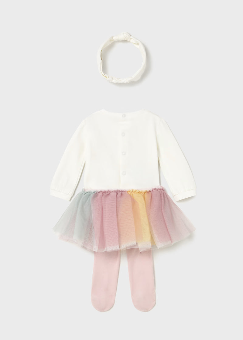 Mayoral Fairy Top, Skirt and tights.