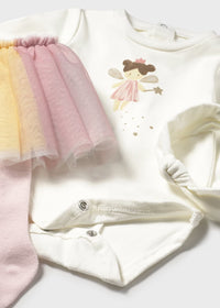 Mayoral Fairy Top, Skirt and tights.