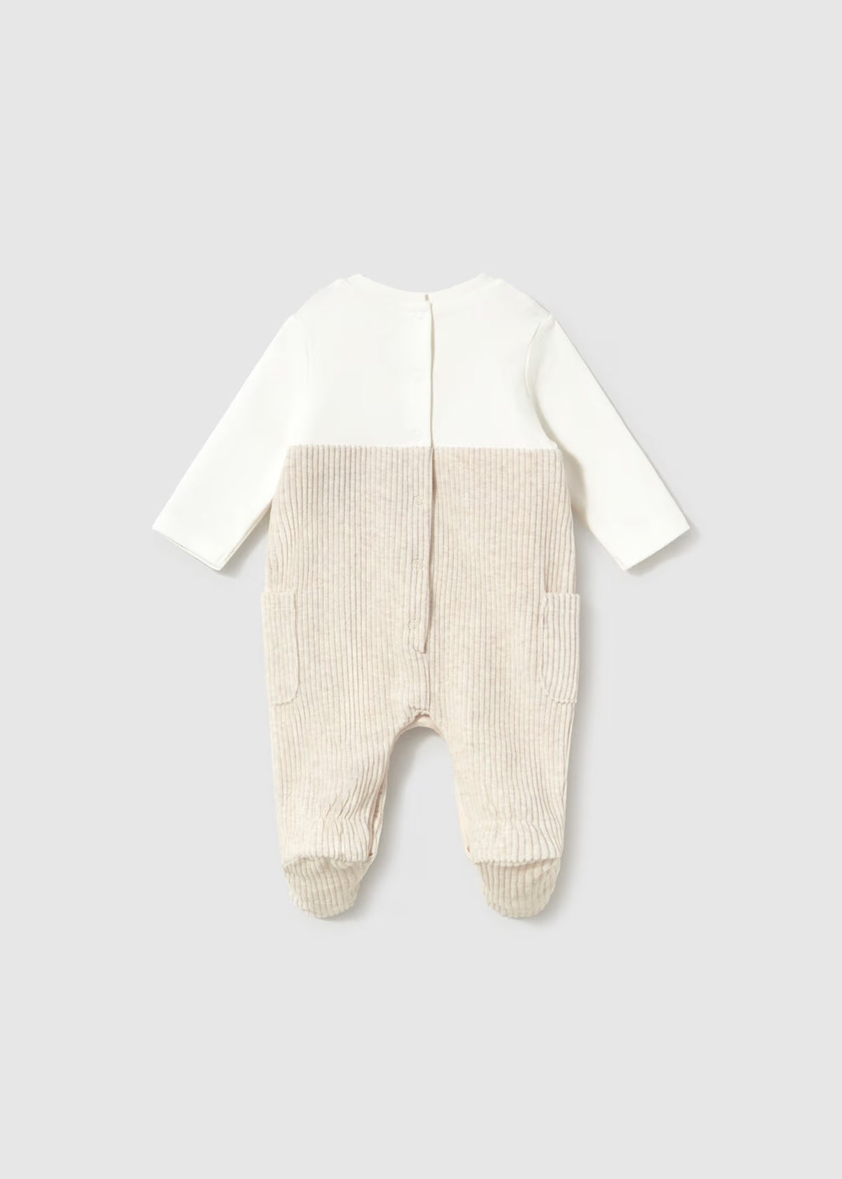 Mayoral Sheep Corduroy Dungaree Set