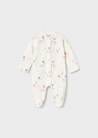 Mayoral Velour Bear Balloon Sleepsuit