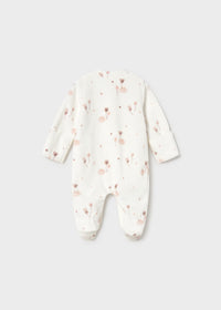 Mayoral Velour Bear Balloon Sleepsuit