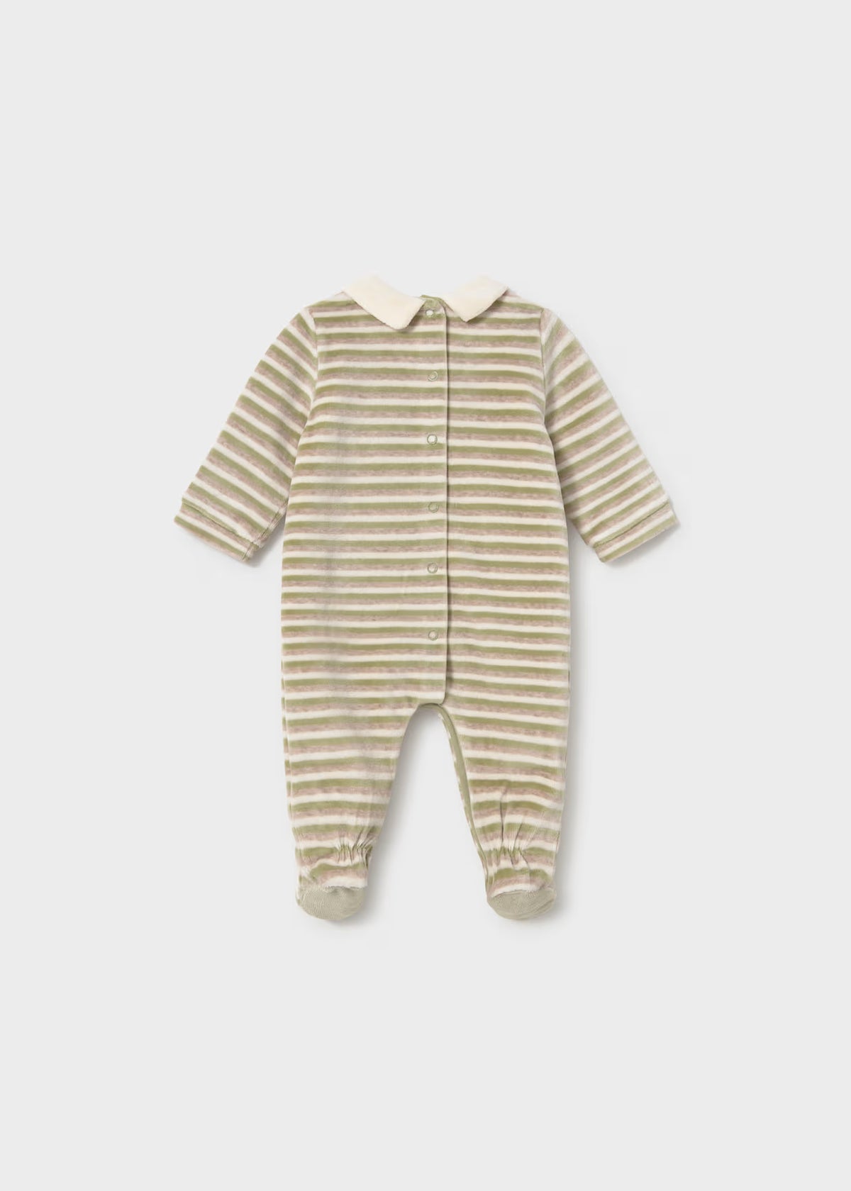 Mayoral Velour Tractor Sleepsuit
