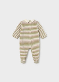 Mayoral Velour Tractor Sleepsuit