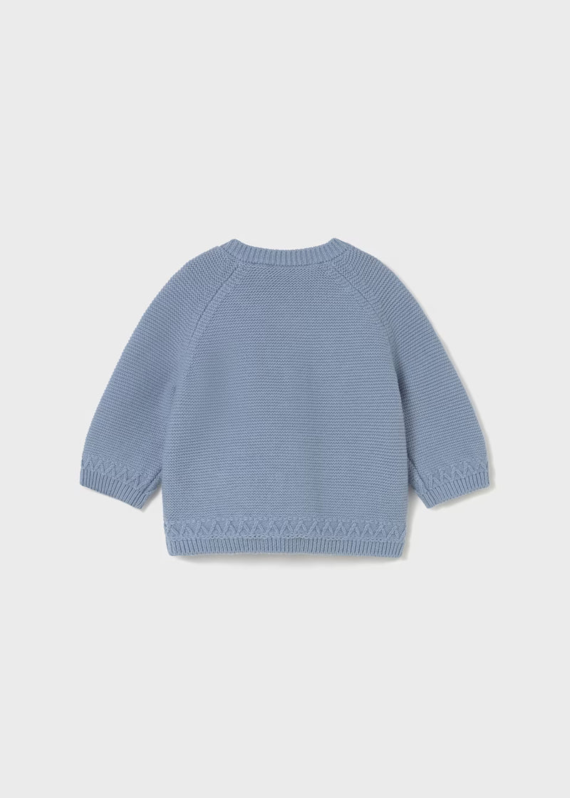 Mayoral Blue Knitted Cardigan