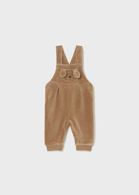 Mayoral Corduroy Dog Dungarees and cream bodysuit