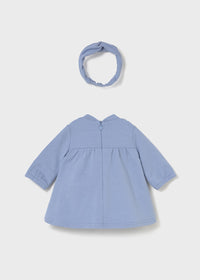 Mayoral Blue Dog dress and Headband