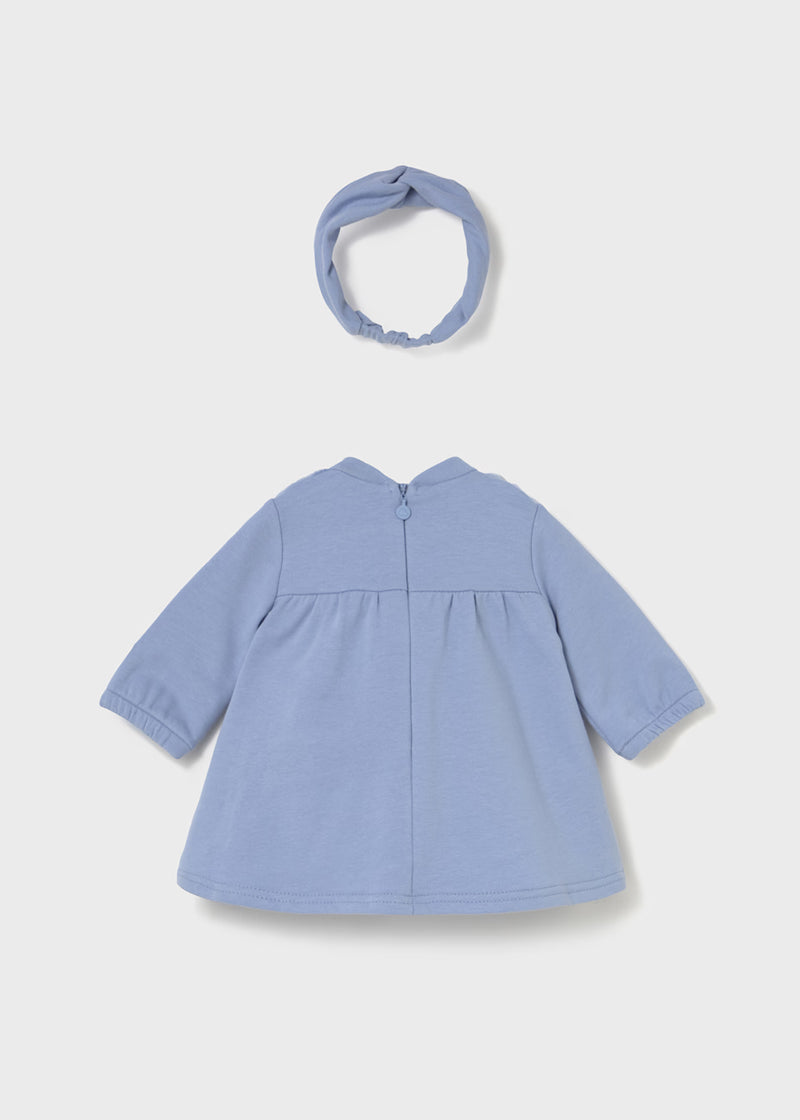 Mayoral Blue Dog dress and Headband