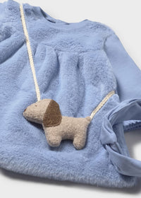 Mayoral Blue Dog dress and Headband