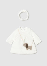Mayoral White dress and Headband