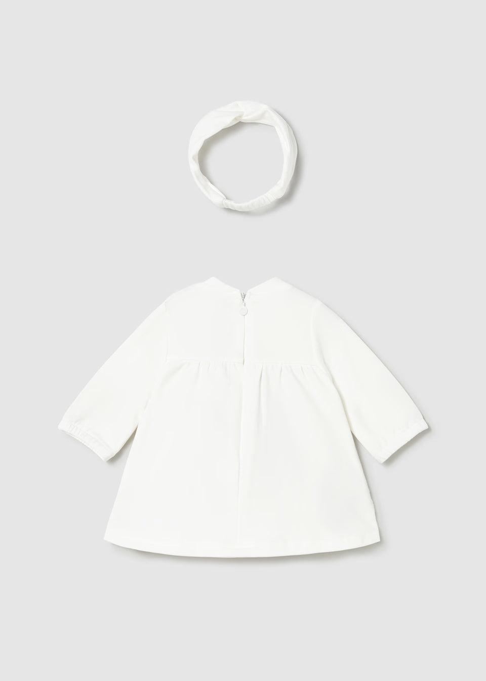 Mayoral White dress and Headband