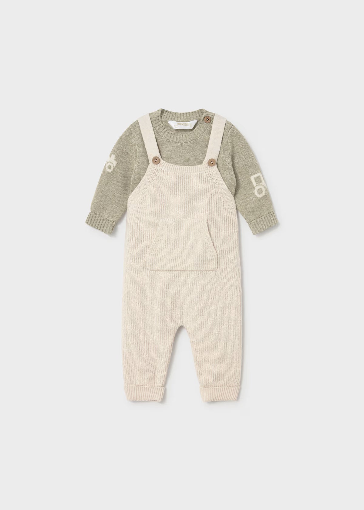 Mayoral Knitted Tractor Dungaree and Jumper