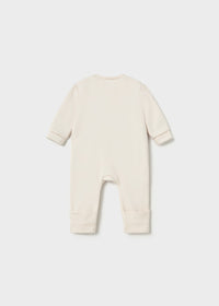 Mayoral Cream Bear Zippy Sleepsuit