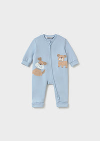 Mayoral Blue Dog Zippy Sleepsuit