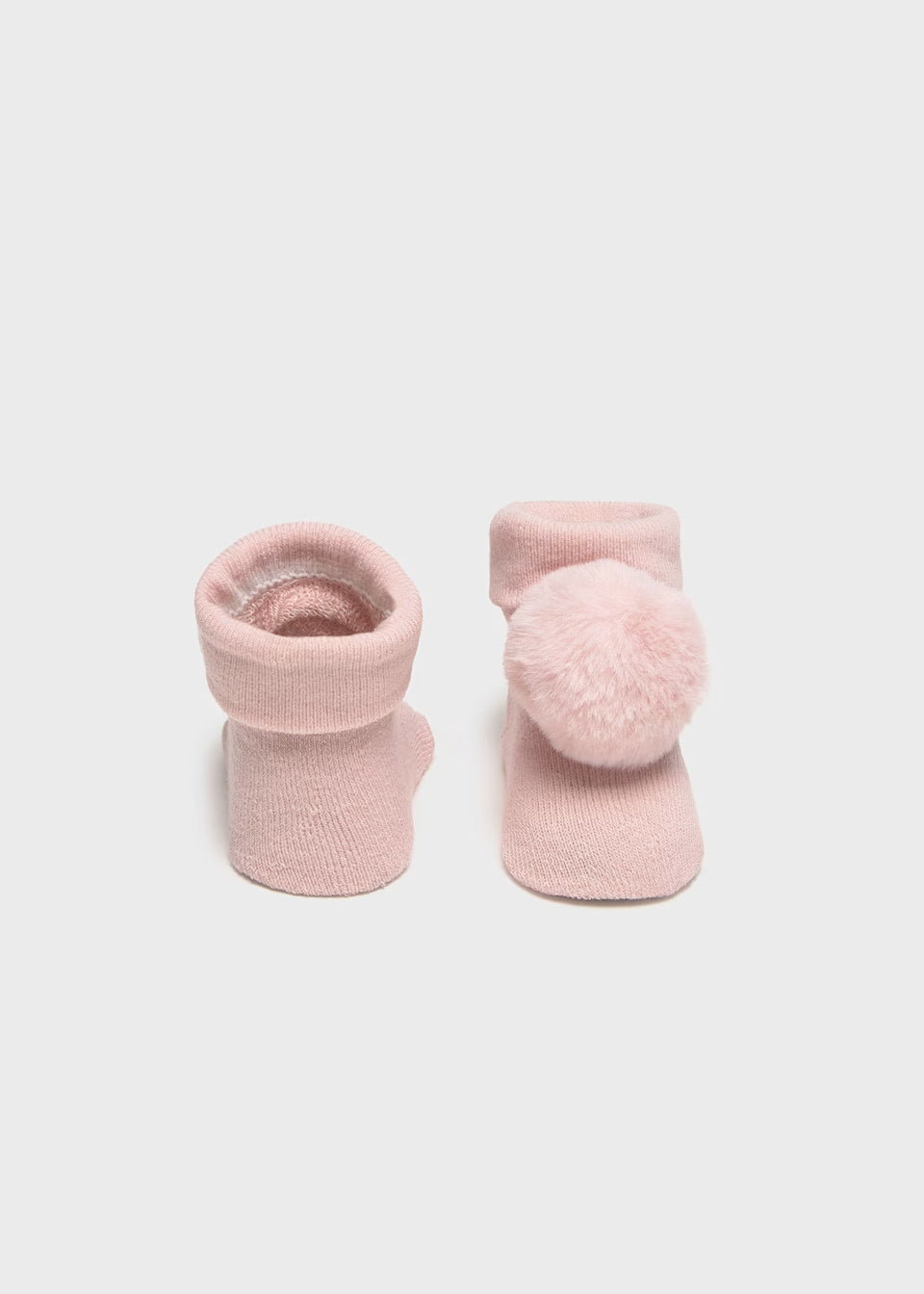 Mayoral Pompom Headband and Socks Set Pink