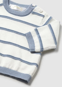 Mayoral Blue Stripey Jumper