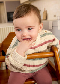 Mayoral Striped Knitted Jumper