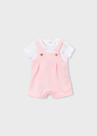 Mayoral Pink/White Swan Romper