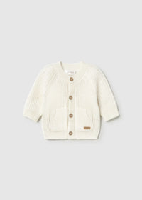 Mayoral Cream Knitted Cardigan