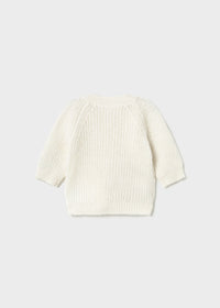 Mayoral Cream Knitted Cardigan