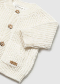 Mayoral Cream Knitted Cardigan