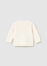 Mayoral Cream Apple Cardigan