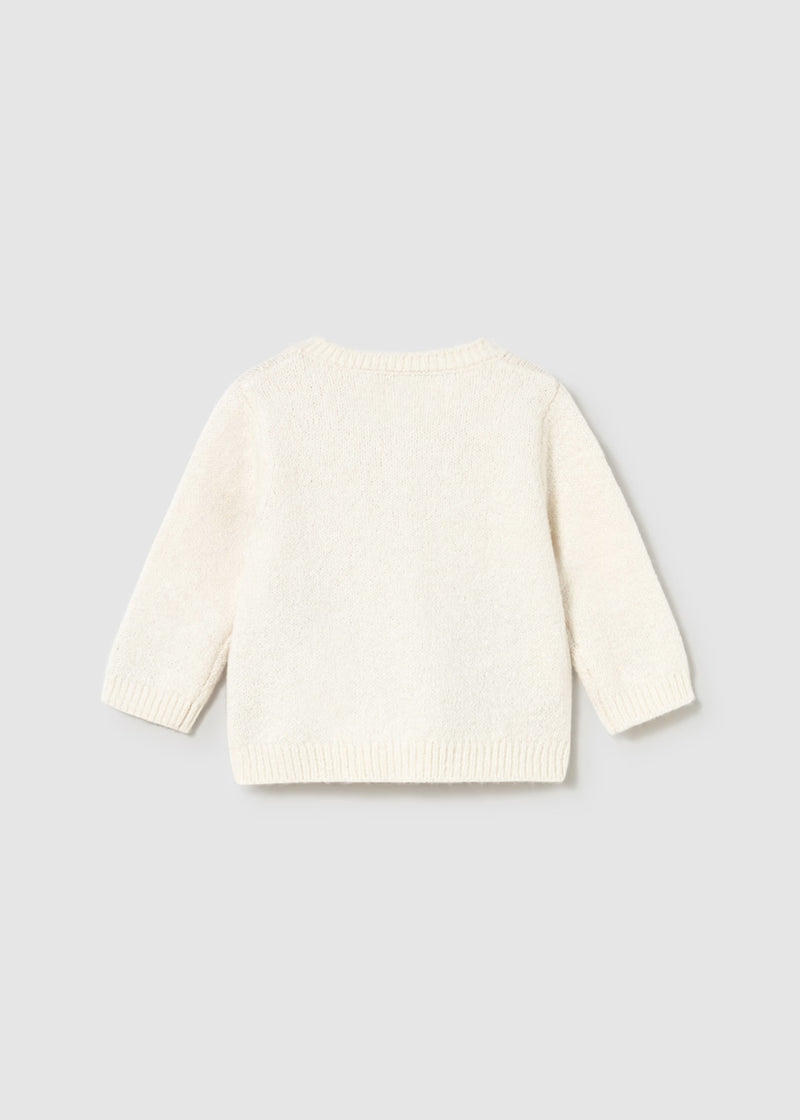 Mayoral Cream Apple Cardigan