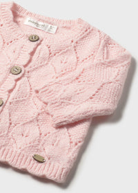 Mayoral Baby Pink Knitted Cardigan