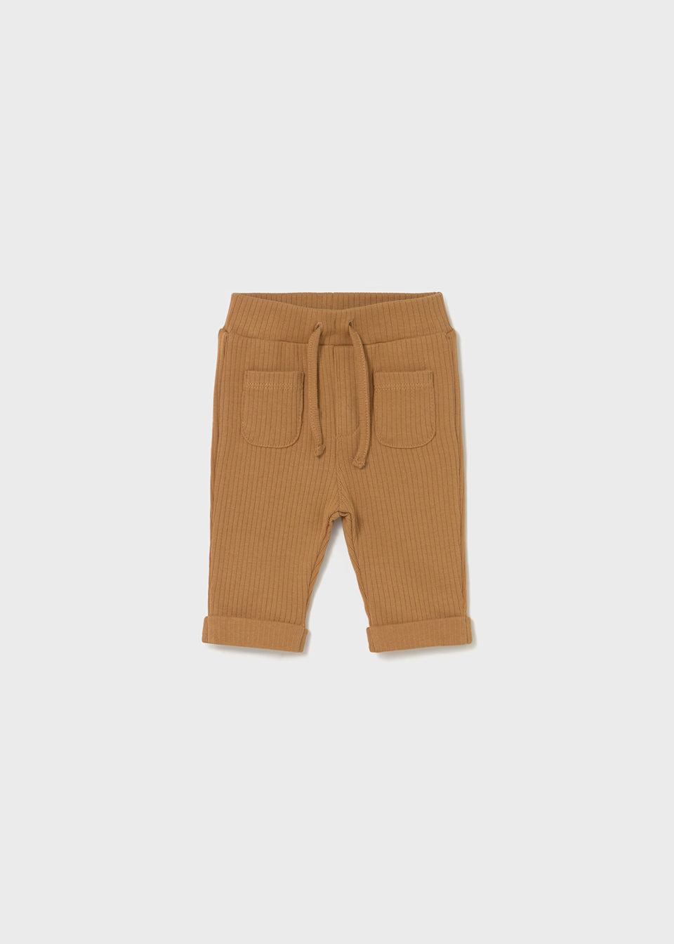 Mayoral Ribbed Trousers Beige