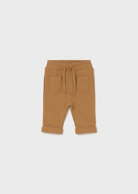 Mayoral Ribbed Trousers Beige