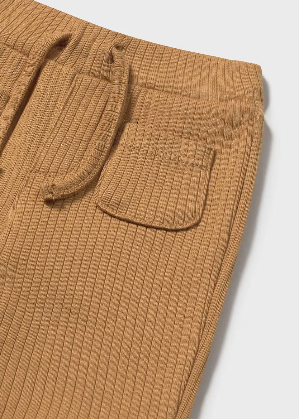 Mayoral Ribbed Trousers Beige