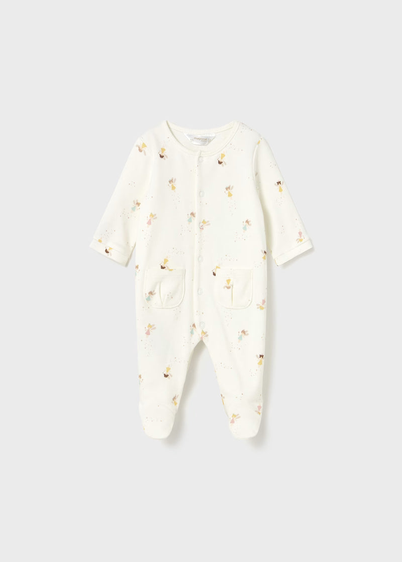 Mayoral Fairy Pink/Cream Sleepsuits