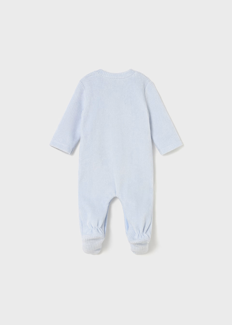 Mayoral Blue Bunny Velour Sleepsuits