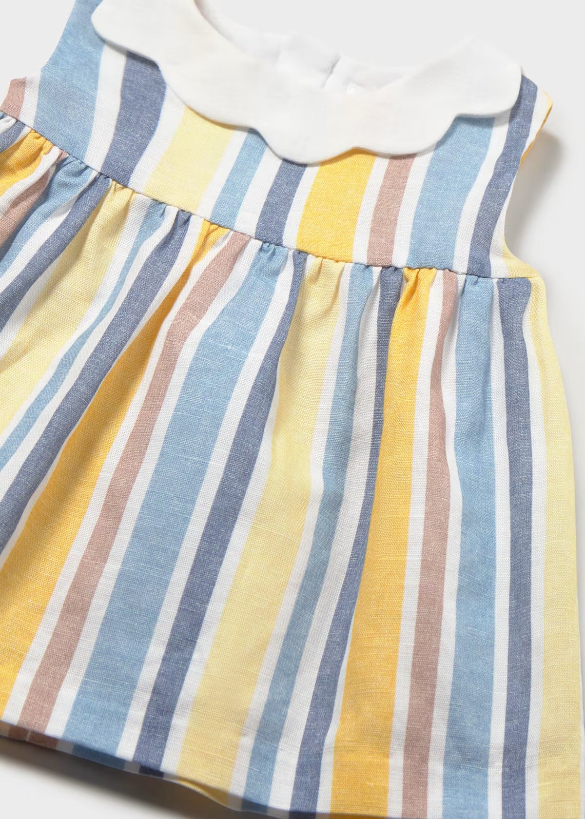 Mayoral Striped Linen Dress