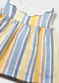 Mayoral Striped Linen Dress