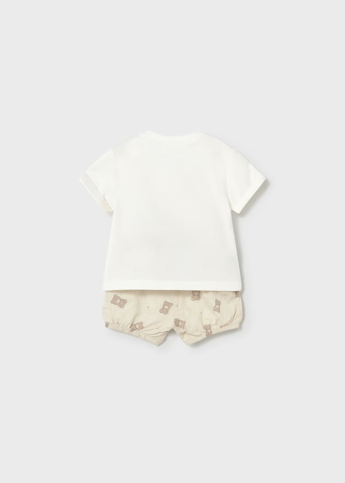 Mayoral Beige Teddy Short Set