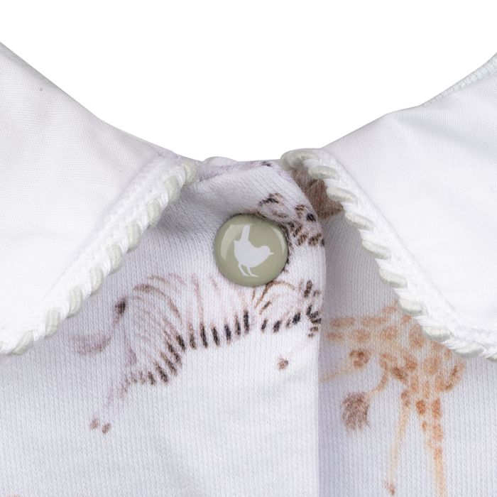 Little Savannah Animal Patterned Babygrow