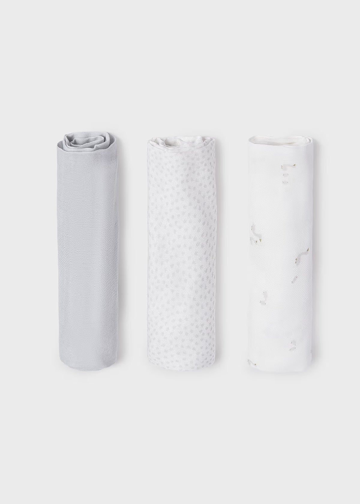 Mayoral 3 pack Muslins Grey Swan