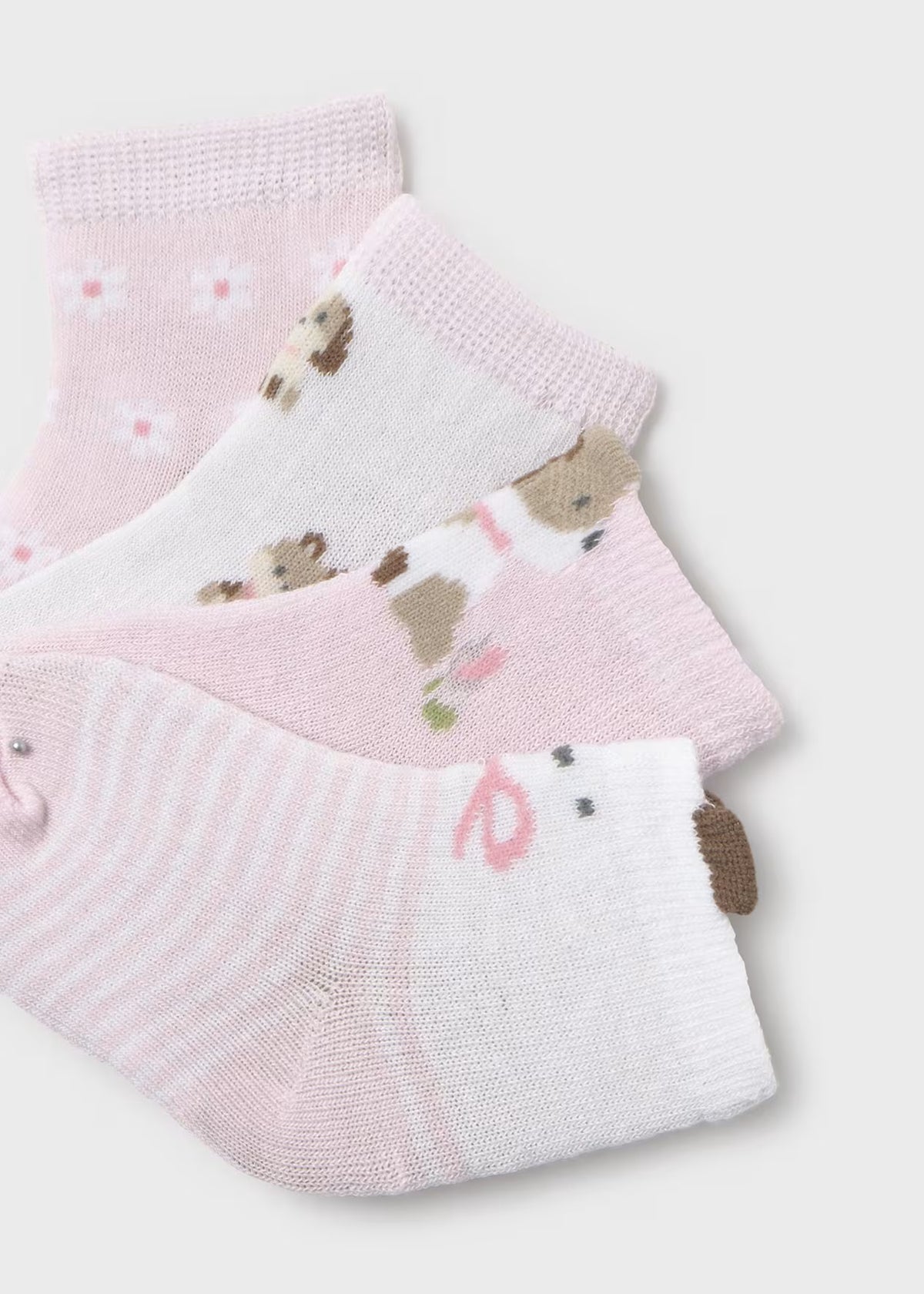 Mayoral Pink Dog Socks
