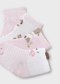 Mayoral Pink Dog Socks
